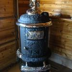 E-20 Round Oak Stove. This stove is restored and has a new jacket / barrel ready to burn! $2250.00