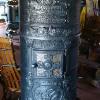P.P. Stewart No 650
Mfd by Fuller & Warren co. Troy, Ny, Chicago, New York, & Boston
1838-1890  Stands 6' tall Ornamental stove only
$2,500 